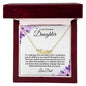 Inspiration Necklace for Daughter, Personalized Name Necklace for Daughter