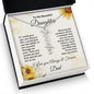 Vertical Name Necklace Gift for Daughter, Graduation Gift Ideas