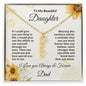 Vertical Name Necklace Gift for Daughter, Graduation Gift Ideas