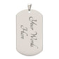 To My Son Dog Tag Necklace Gift, Son Birthday Gift, Son Christmas Gift