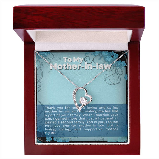 Heartfelt Necklace Gift for Mother-in-Law, Mother's Day Gifts