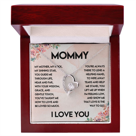 To My Mommy Necklace Gift for Mother's Day, Mommy Birthday Gift