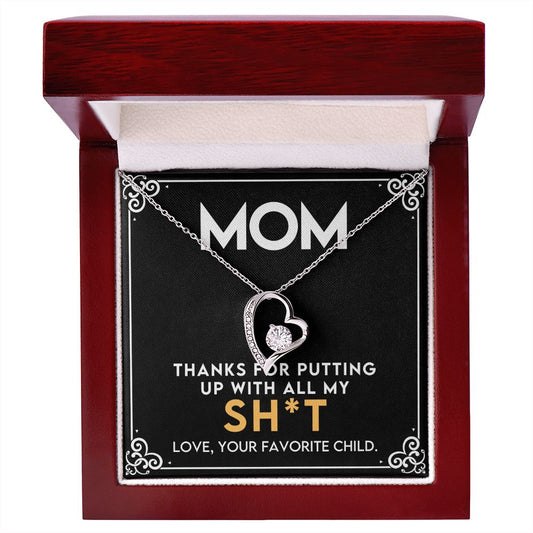 Funny Mom Necklace Gift, Mother's Day Gift, Mom Birthday Gift