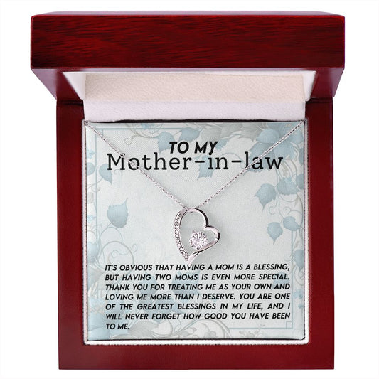 To My Mother-in-Law Necklace Gift, Bonus Mom Gifts, Mother's Day Gifts