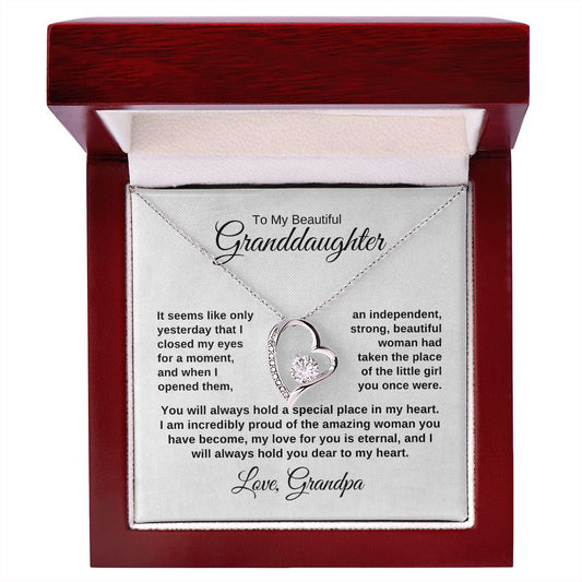 Granddaughter Necklace, Granddaughter Graduation Gift