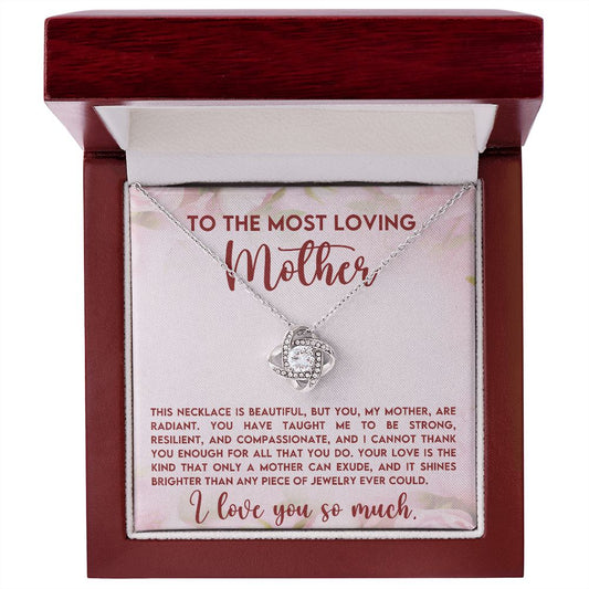 Love Knot Necklace for Mom on Mother's Day