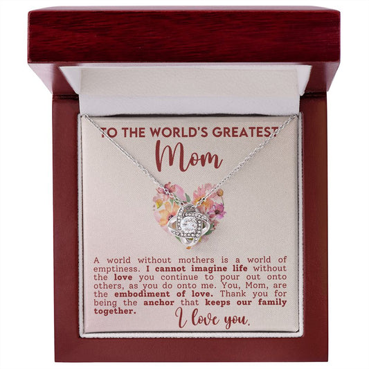 Necklace Gift the Greatest Mom, Gift for Birthday, Mother's Day, or Christmas