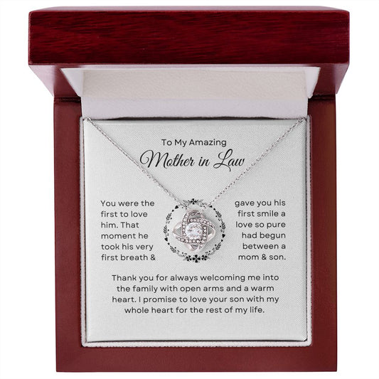 Mother in Law Necklace Gift, Mother's Day Gift for Mother in Law