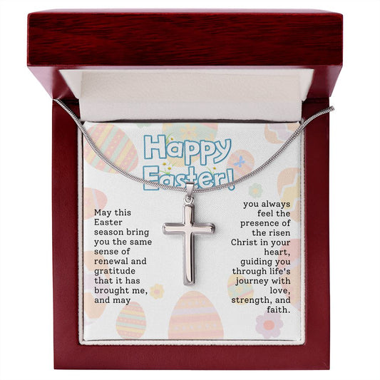 Easter Cross Necklace Gift, Christian Gifts for Easter, Spiritual Necklace Gifts